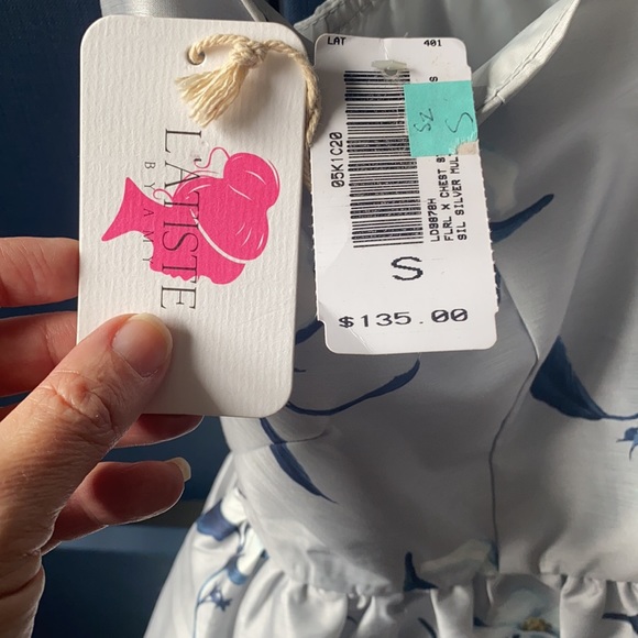 Formal Dress with floral print. - Picture 2 of 2